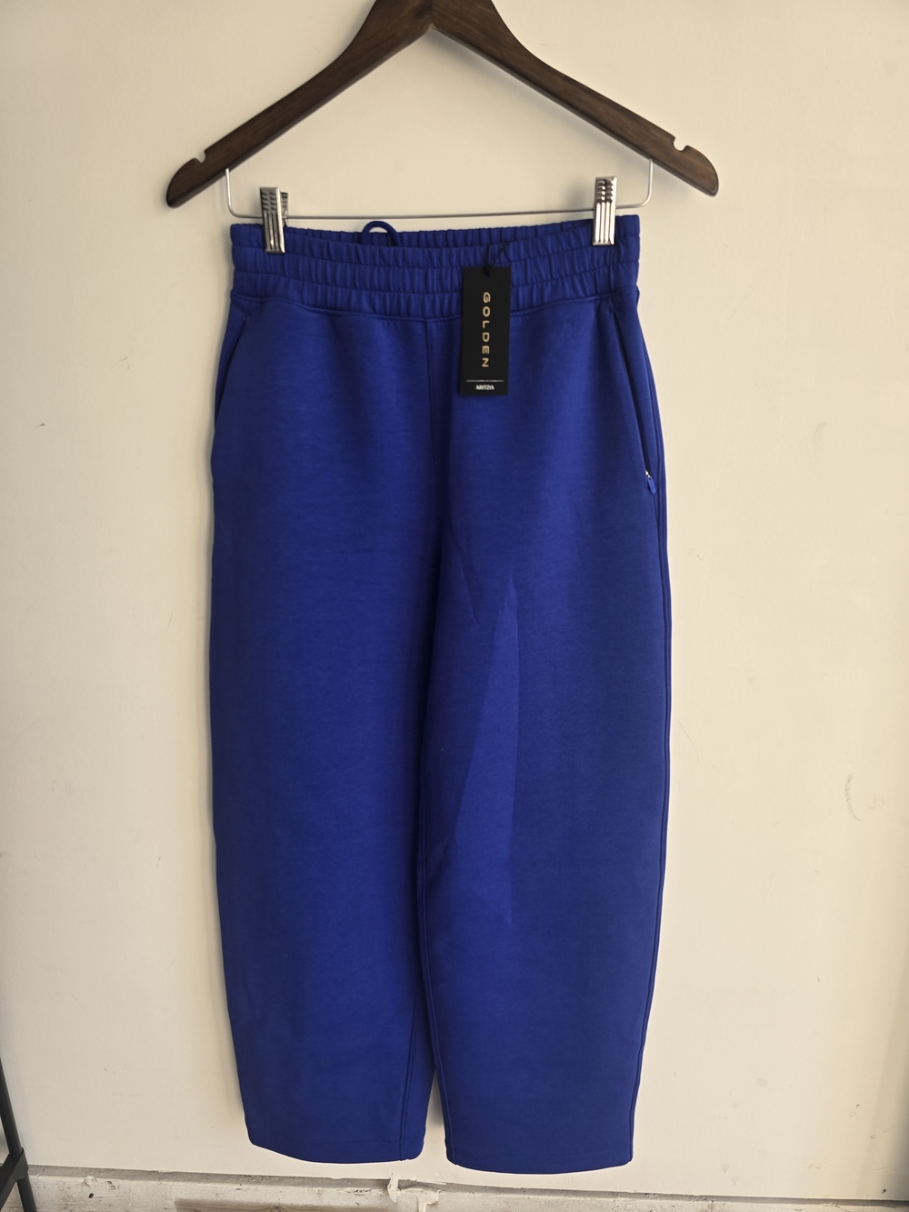 Aritzia Golden Fleece Royal Blue Jogger Pants